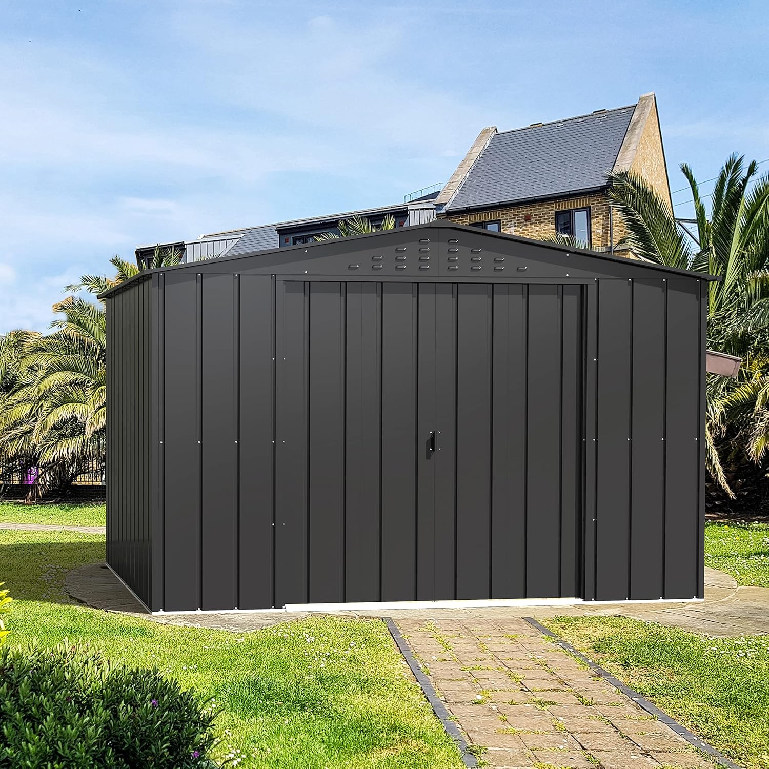 Duramax - TOP Shed - 10x8 - abri jardin acier galvanisé solide