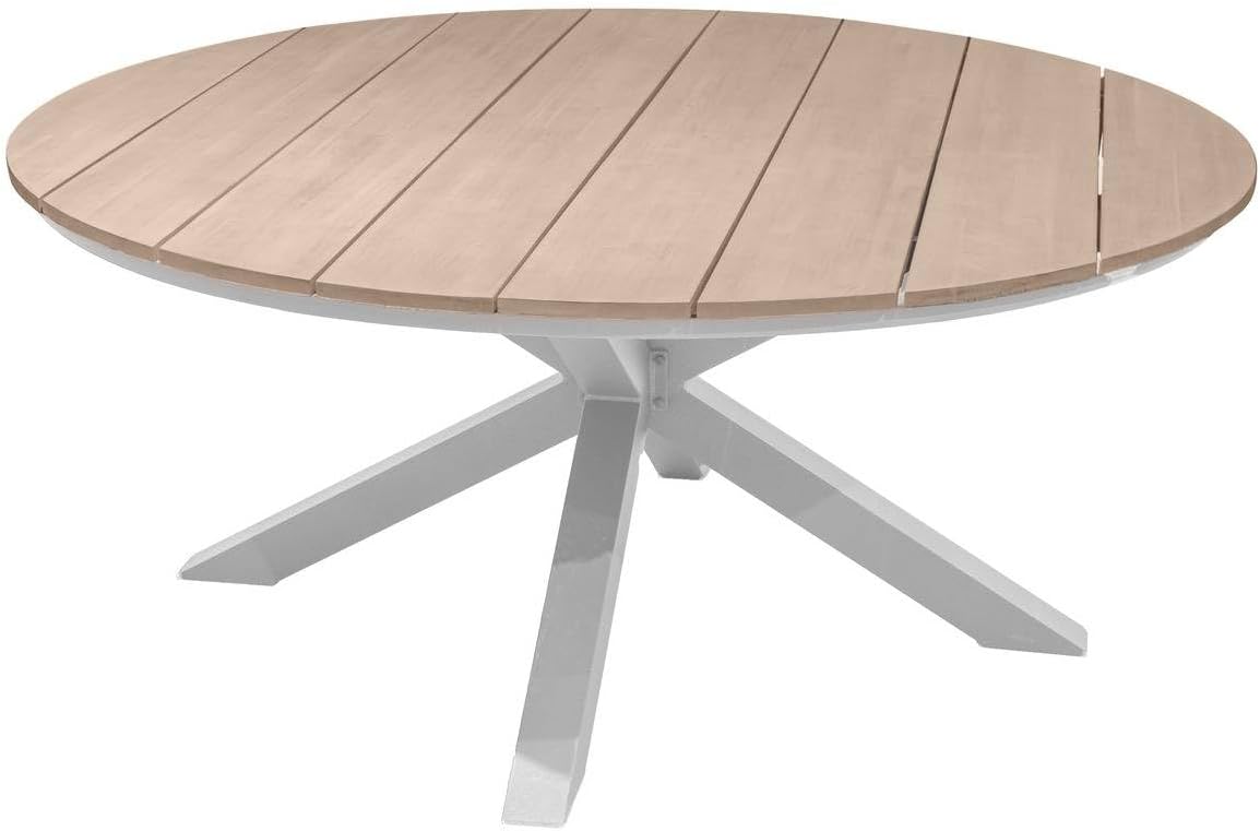 Hespéride - Oriengo - diamètre 160 cm - aluminium acacia 8 places