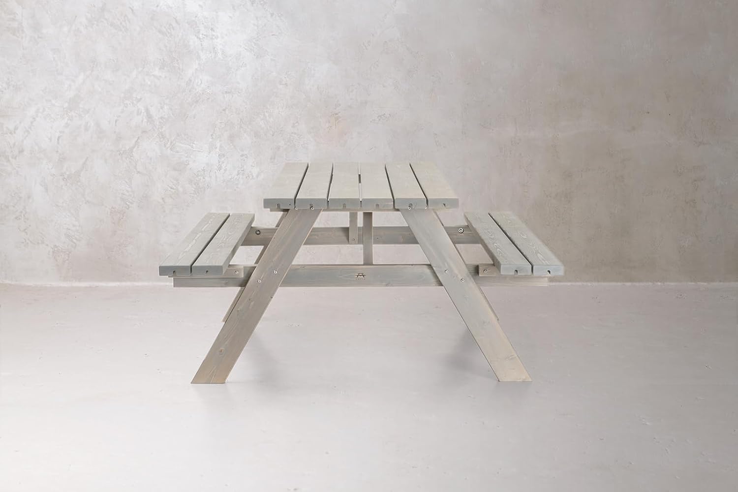 AMATA - UNGURS - table de pique-nique bois extérieur, sièges pliables
