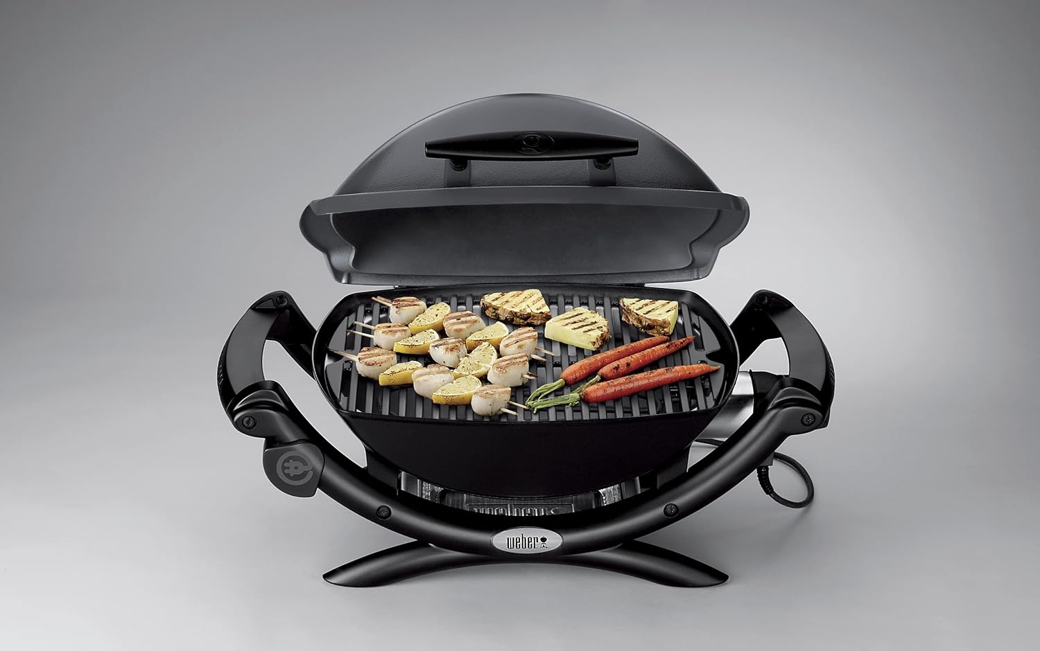 Weber - Q Barbecue Kettle - 1400 - noir/gris, rectangulaire, aluminium