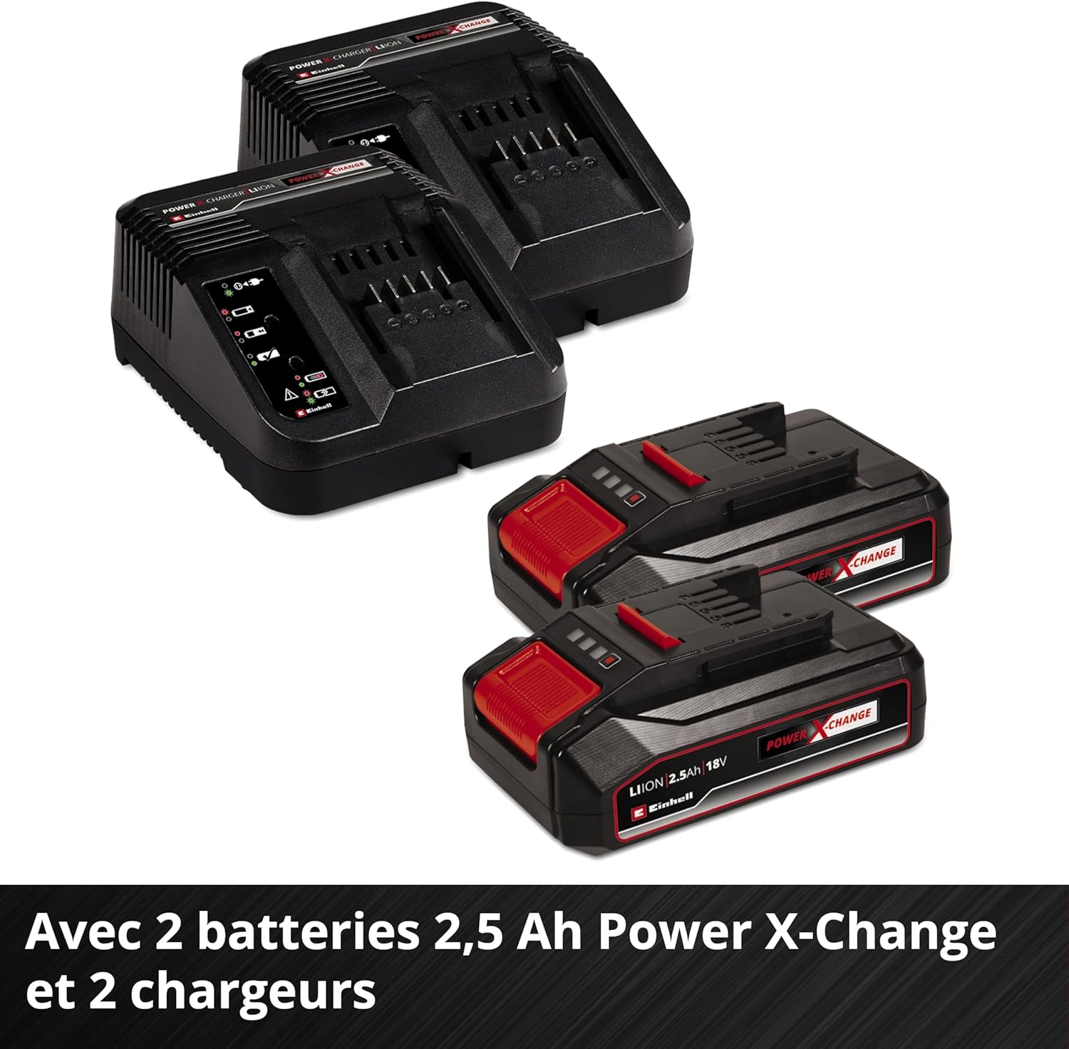 Einhell - GE-CM série - 33 cm largeur - 36V, 2 batteries 2,5Ah GE-CM 36/33 Li