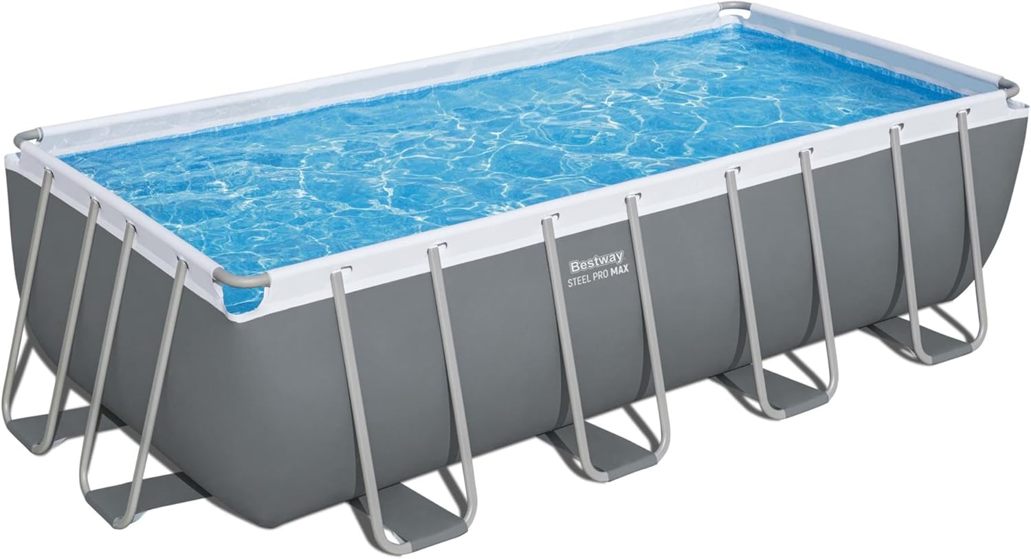 Bestway - Steel Pro Max - 488x244x122cm - filtre, bâche, échelle