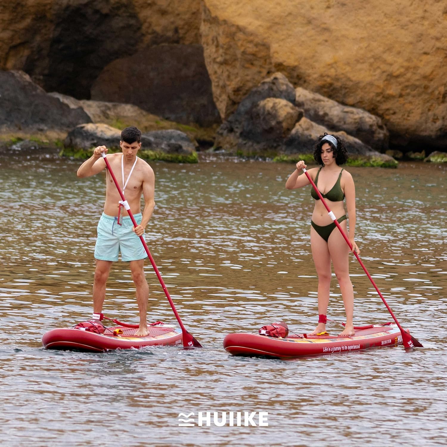 HUIIKE - Paddle gonflable adulte, 305x84x15cm, accessoires inclus, 130kg