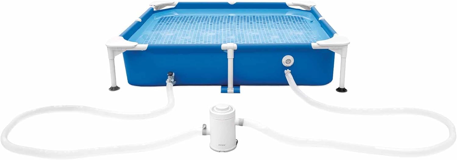 Intex - Animaux - piscine carrée tubulaire enfants - 1,59m - 48402NP