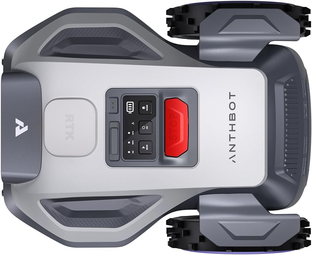 ANTHBOT - Tondeuse robot M5 - 500-700㎡, RTK+IA, 3-7cm coupe, M5