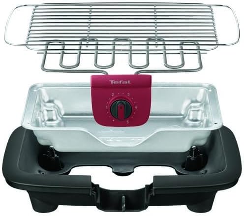 Tefal - EasyGrill Adjust - grande surface, inox, temp. réglable - BG90E514