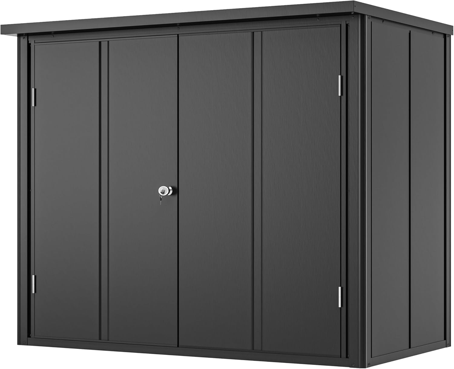 GFP - Primeyard Armoire de Jardin - 156x84x131 cm - métal, plancher inclus