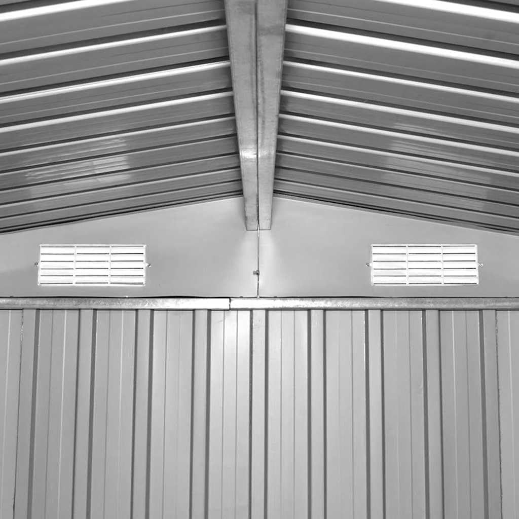 vidaXL - Abri de jardin métal 257x298x178cm anthracite, cabane à outils