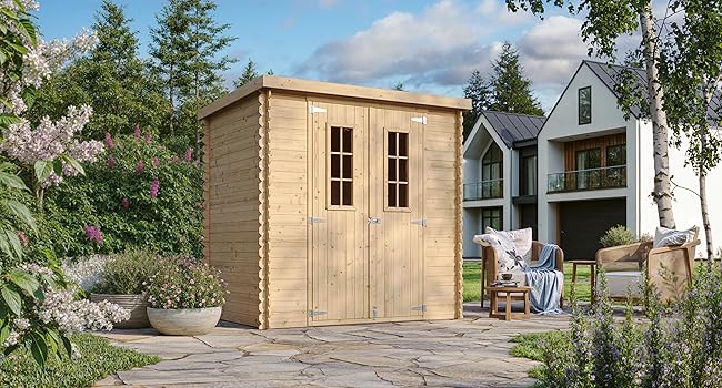 maison de jardin por velos pour la machine Chalet cabane en bois bar d&amp;#39;été stockage atelier