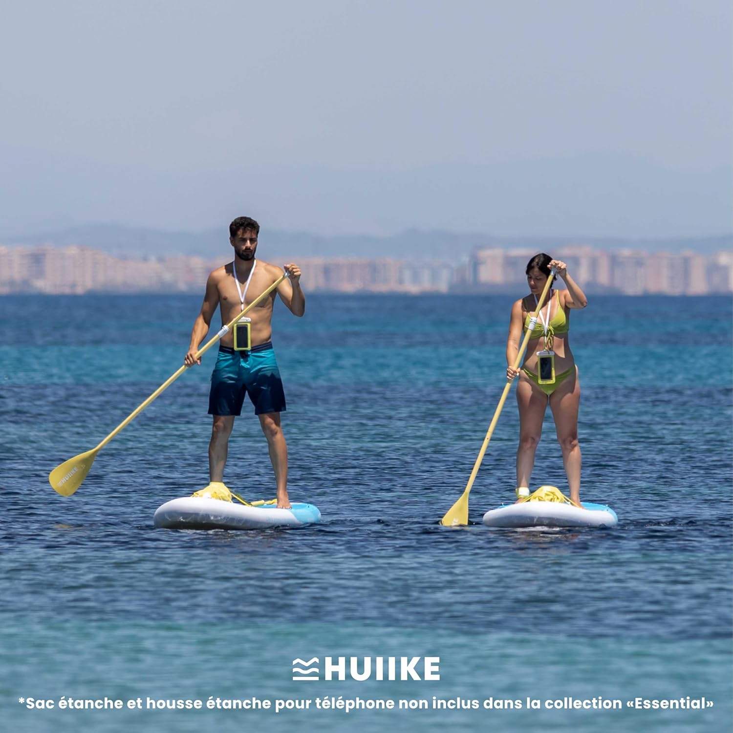 HUIIKE - Paddle gonflable adulte - 305x84x15 cm - grande stabilité, accessoires inclus