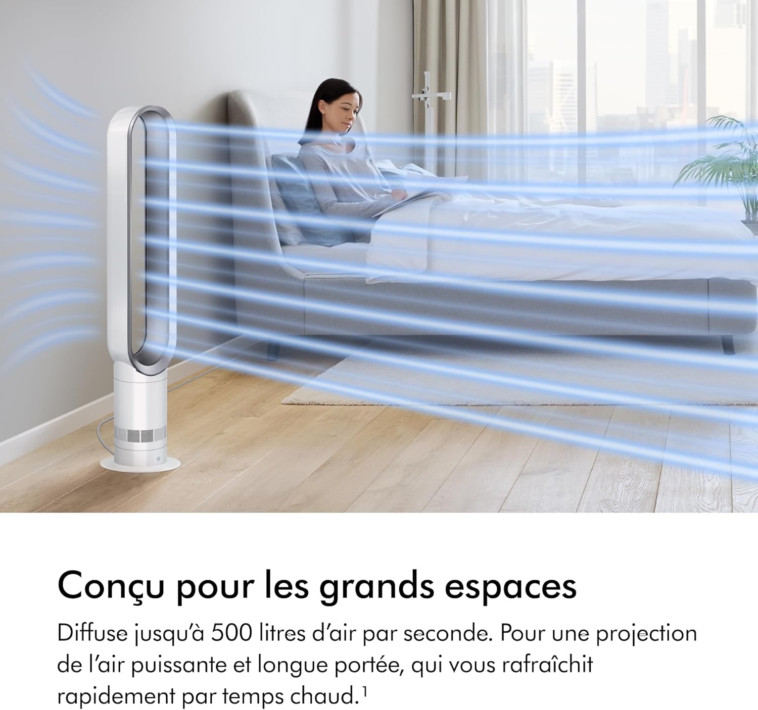 Dyson - ventilateur colonne Cool, Air Multiplier, blanc/argent, AM07
