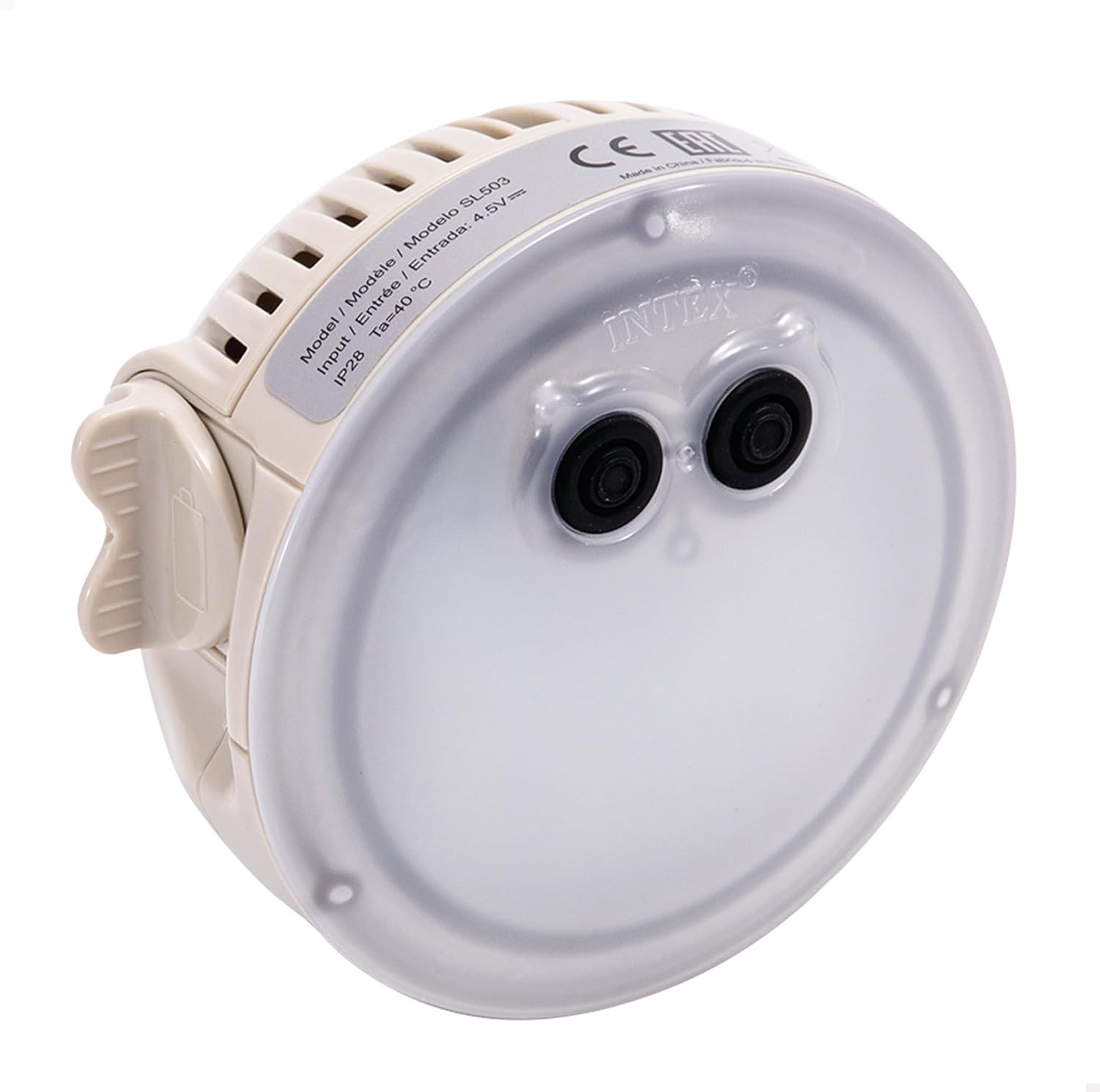 Intex - Pure Spa Bulles 4 places, LED, Gris Ardoise - 28450EX