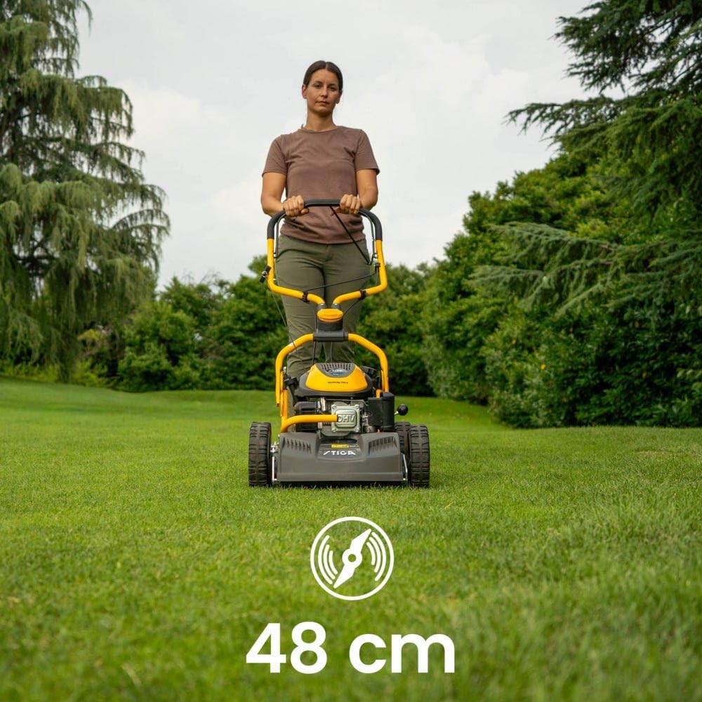 STIGA - Multiclip 750 S - 48 cm - 166 CC, mulching, centralisé, 1700 m²