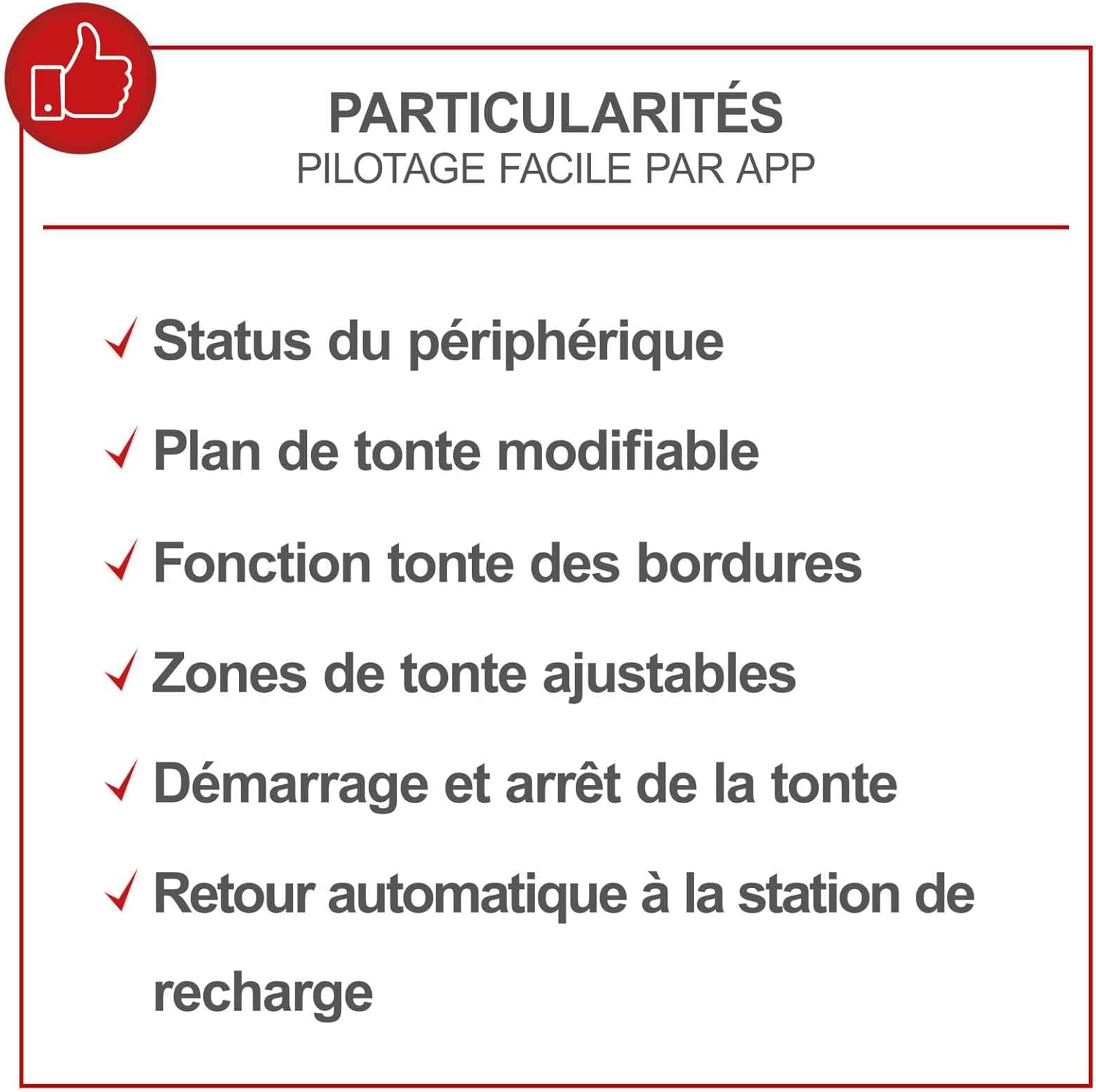 Practixx - Robot tondeuse série PX-RRM-600Wi - 600m² - coupe 18cm, 20-60mm, capteur pluie, WiFi/BT, pente 35%, station d
