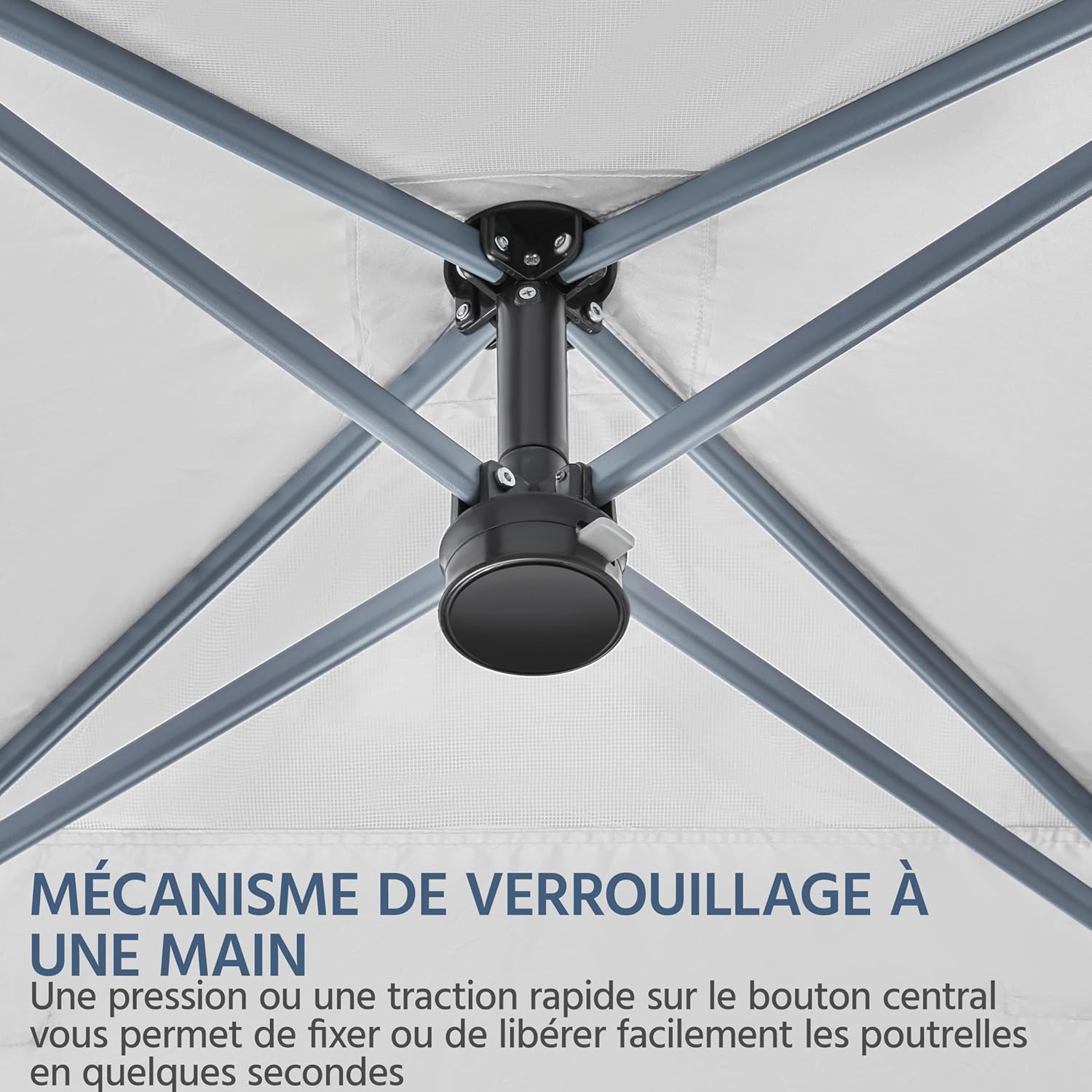 Yaheetech - tonnelle pop-up, pliable, latérales, réglable, imperméable, anti-UV - pour jardin terrasse camping