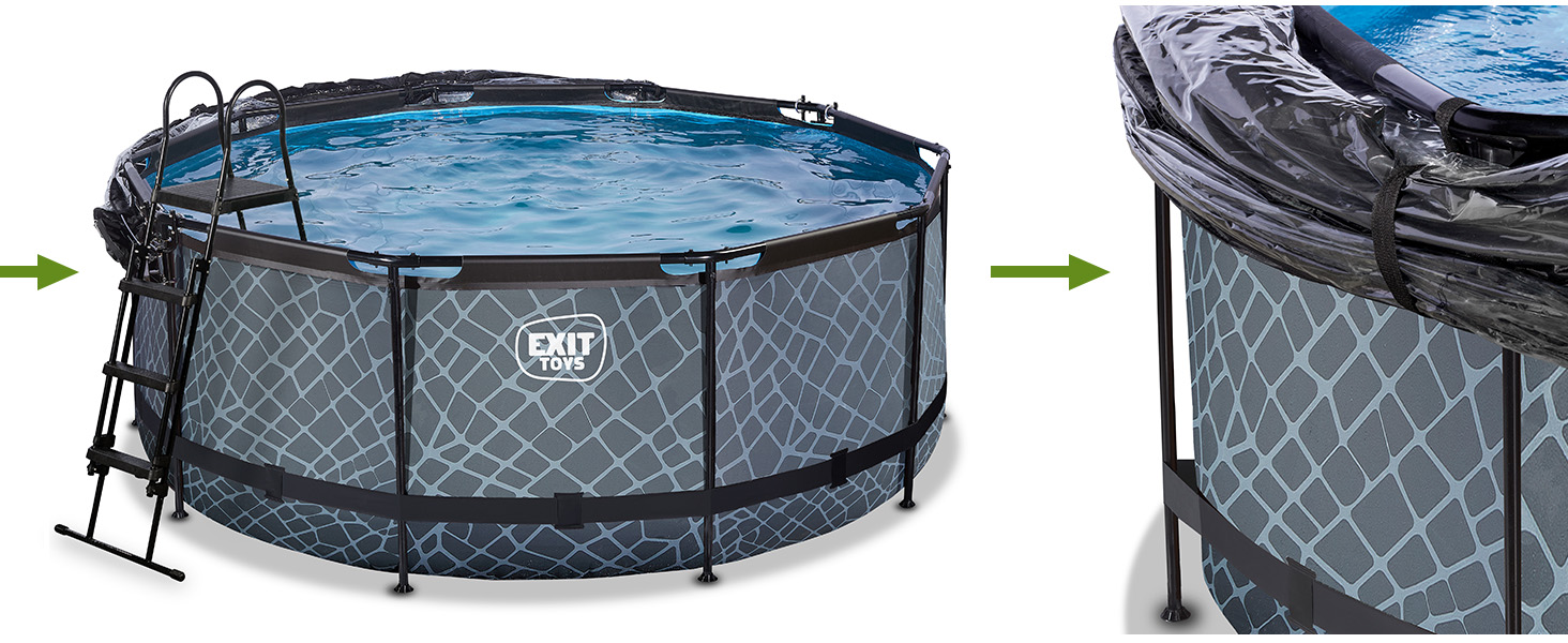 EXIT Toys piscine jardin auvent rond universel