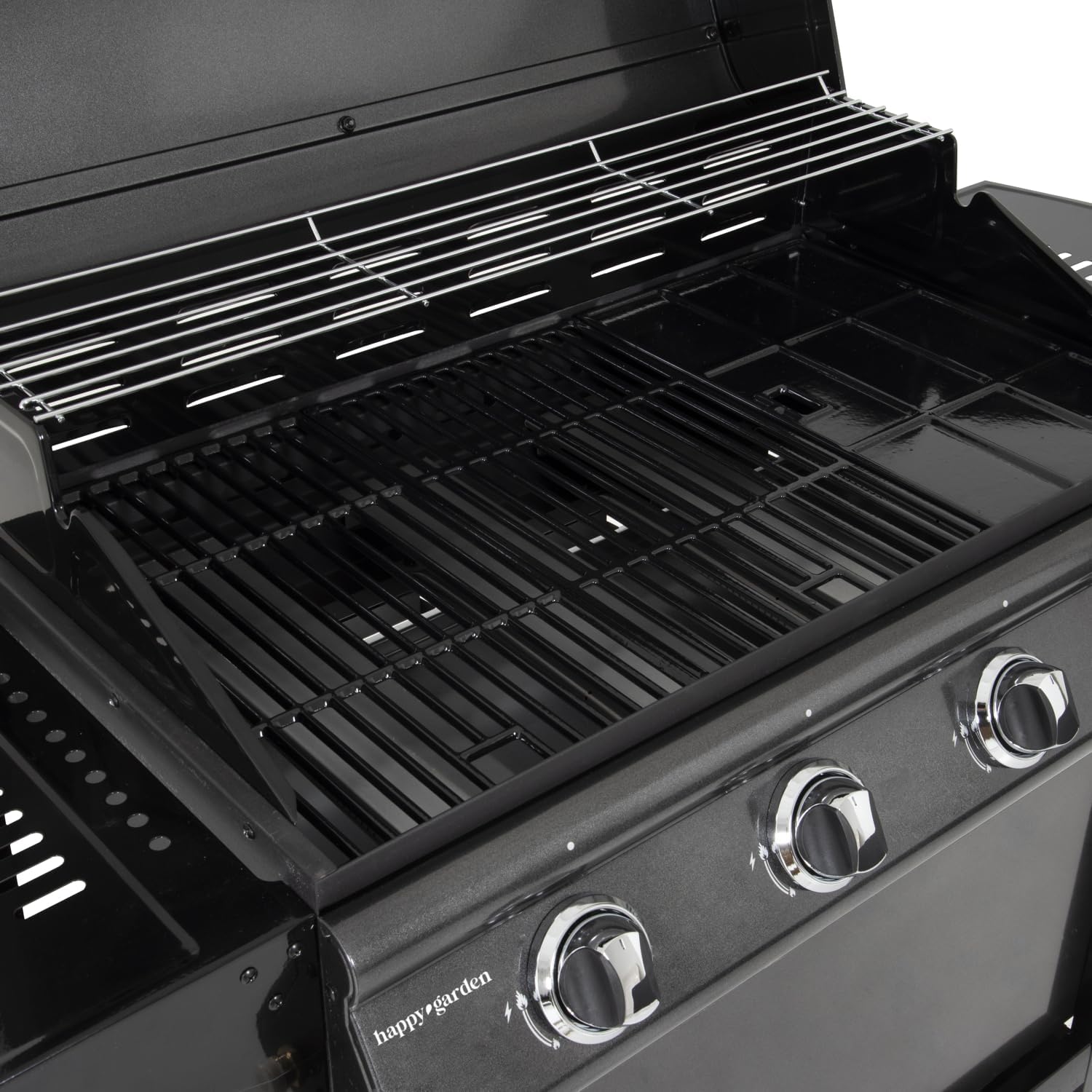 Happy Garden - Barbecue gaz RENO - 4 brûleurs 14kW avec thermomètre