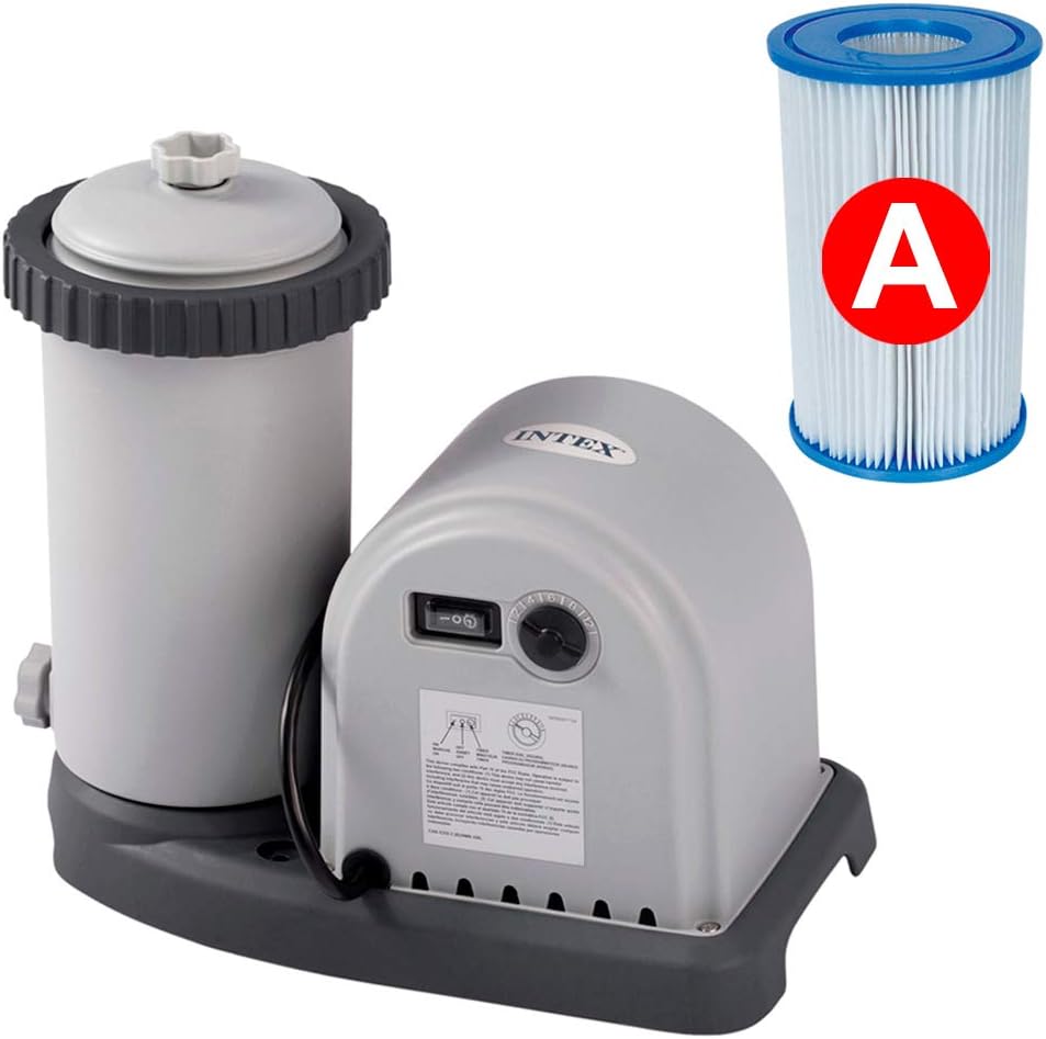 Intex KIT PISCINE EASY SET 5M49 X 1M22, 20.647 liters L, Bleu, 549x549x122 cm