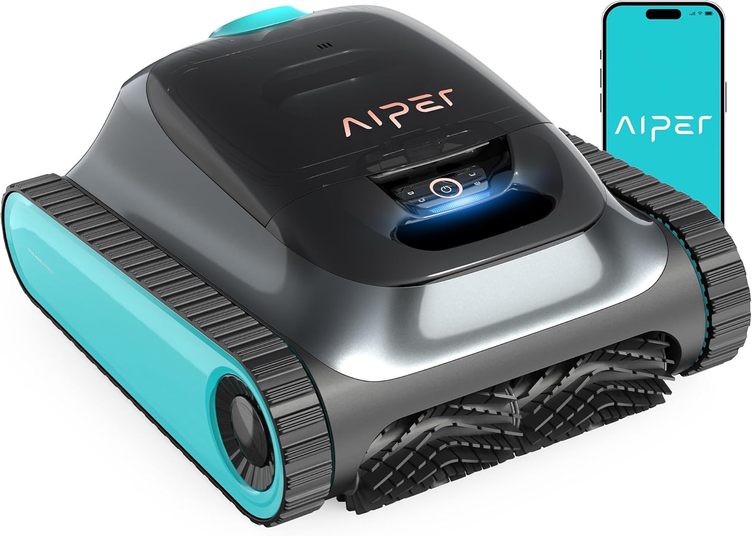 (2026 Upgrade) AIPER Scuba S1 Robot Piscine Nettoyage Sol, Parois & Ligne d’Eau, Autonomie de 270 Min, Filtration Ultra-Fine, Navigation Intelligente, Application & Mises à Jour OTA, Bleu
