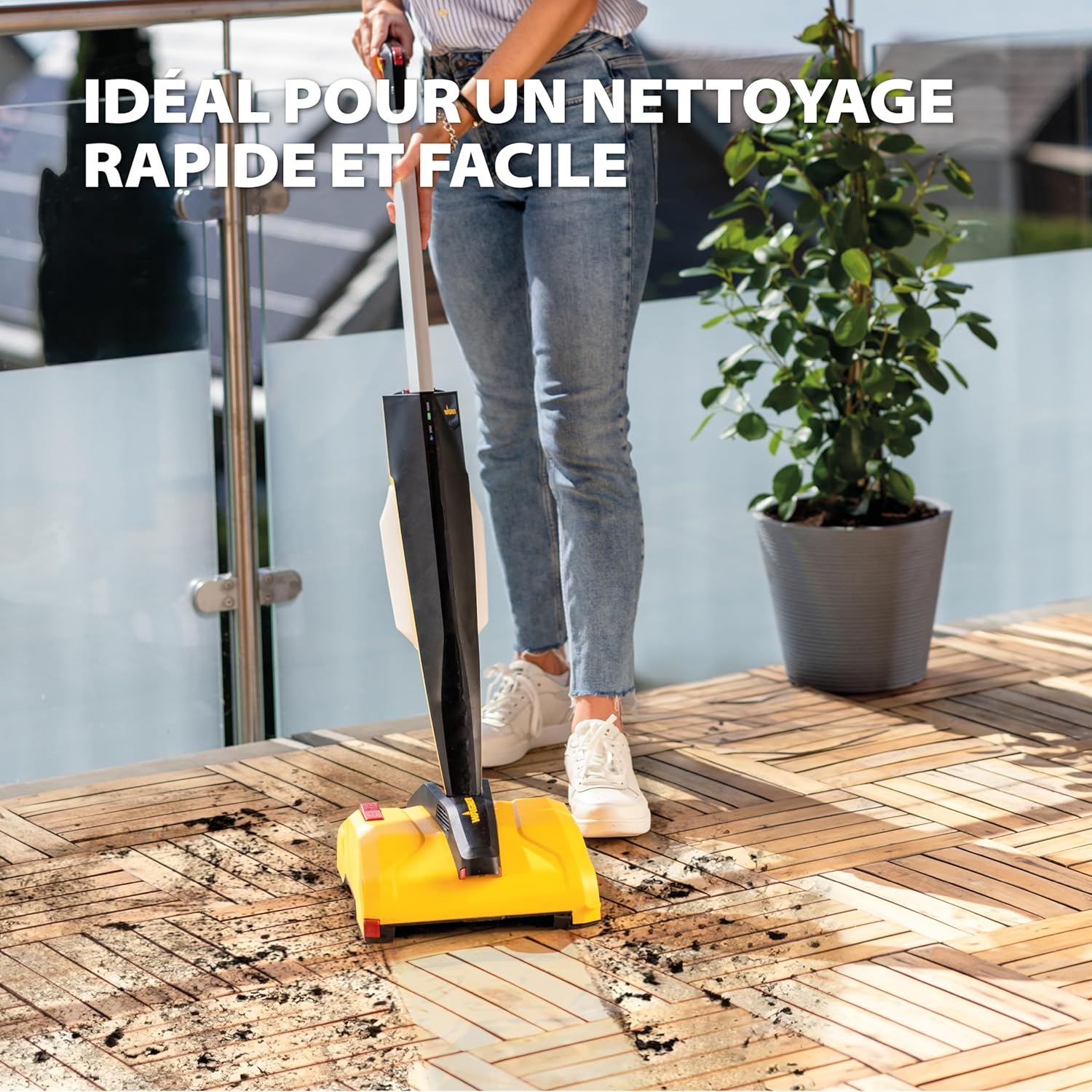 WAGNER - Levaro Powerbrush 18V - multifonctions sans batterie - nettoyage terrasse