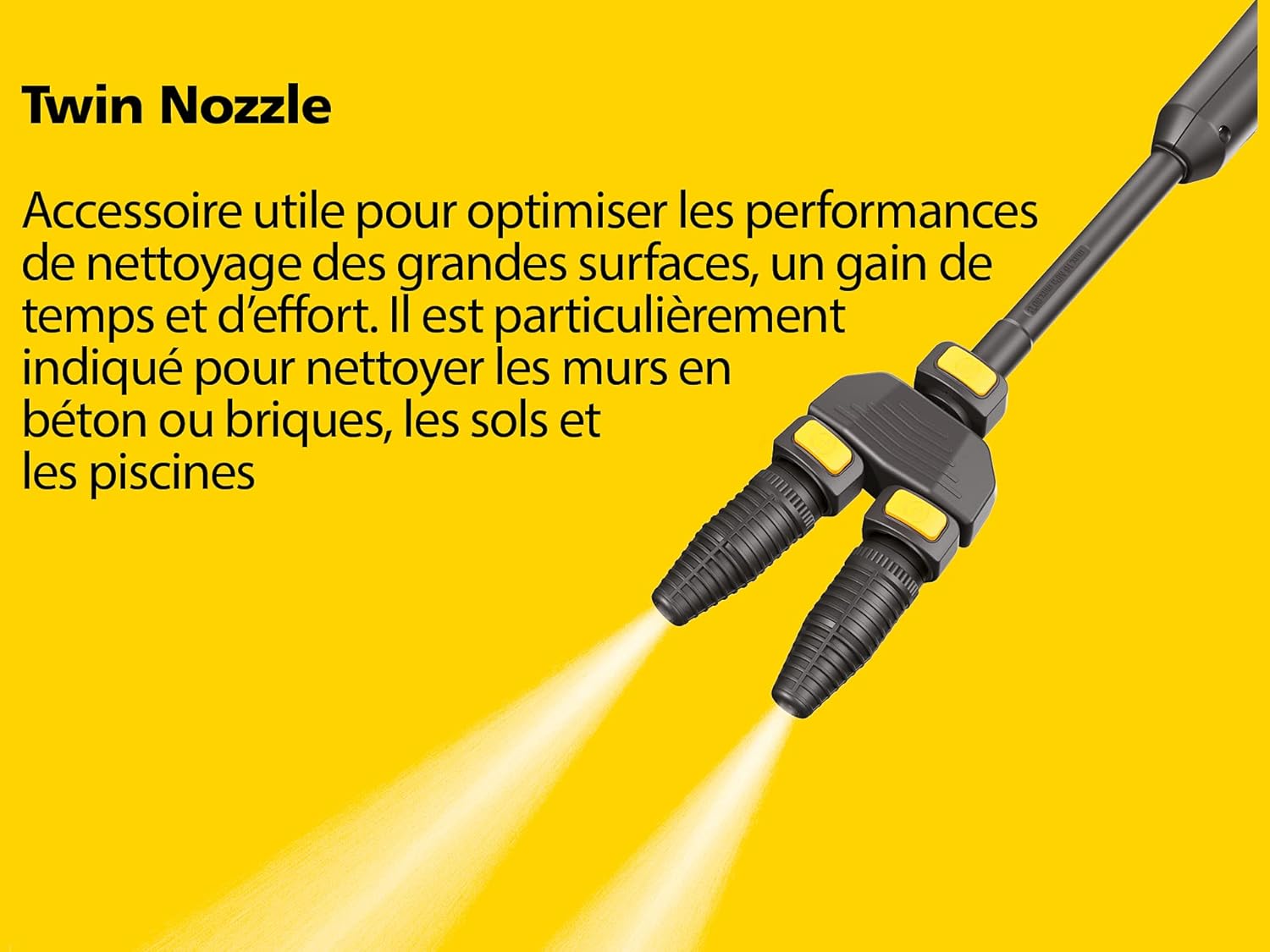 Stanley - SXPW25DTSE Nettoyeur haute pression 2500W, 150 bars, 810 l/h