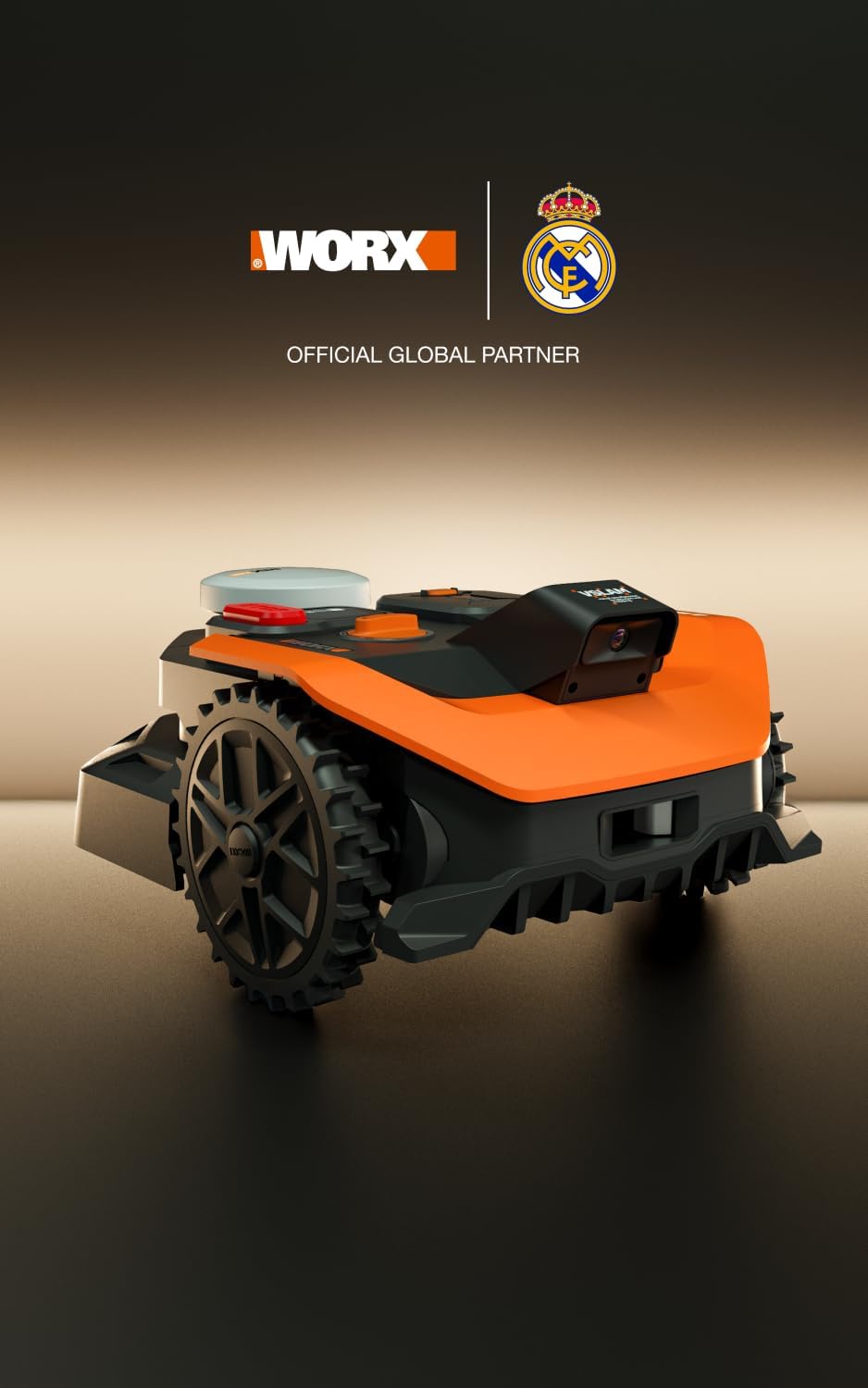 WORX - Tondeuse robot Vision Cloud 2WD - 500m², IA, VSLAM+RTK, appli - WR305E