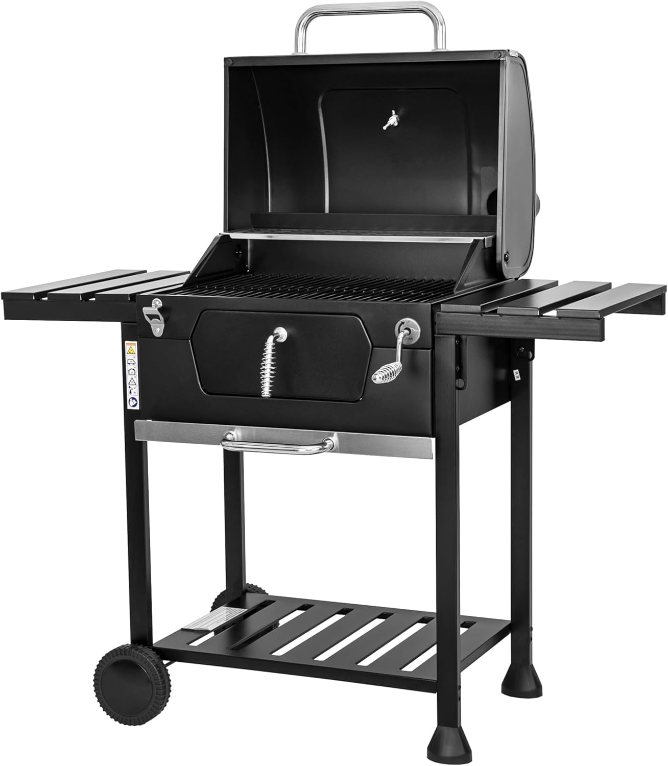BRIGROS - MasterCook - barbecue acier roues thermomètre double grille