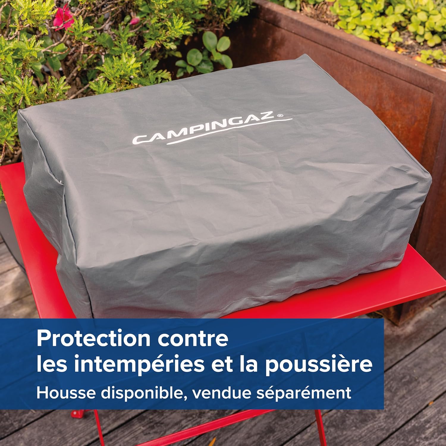 Campingaz - Othello 1 CV - Plancha 2,8kW - plaque acier émaillé, BlueFlame