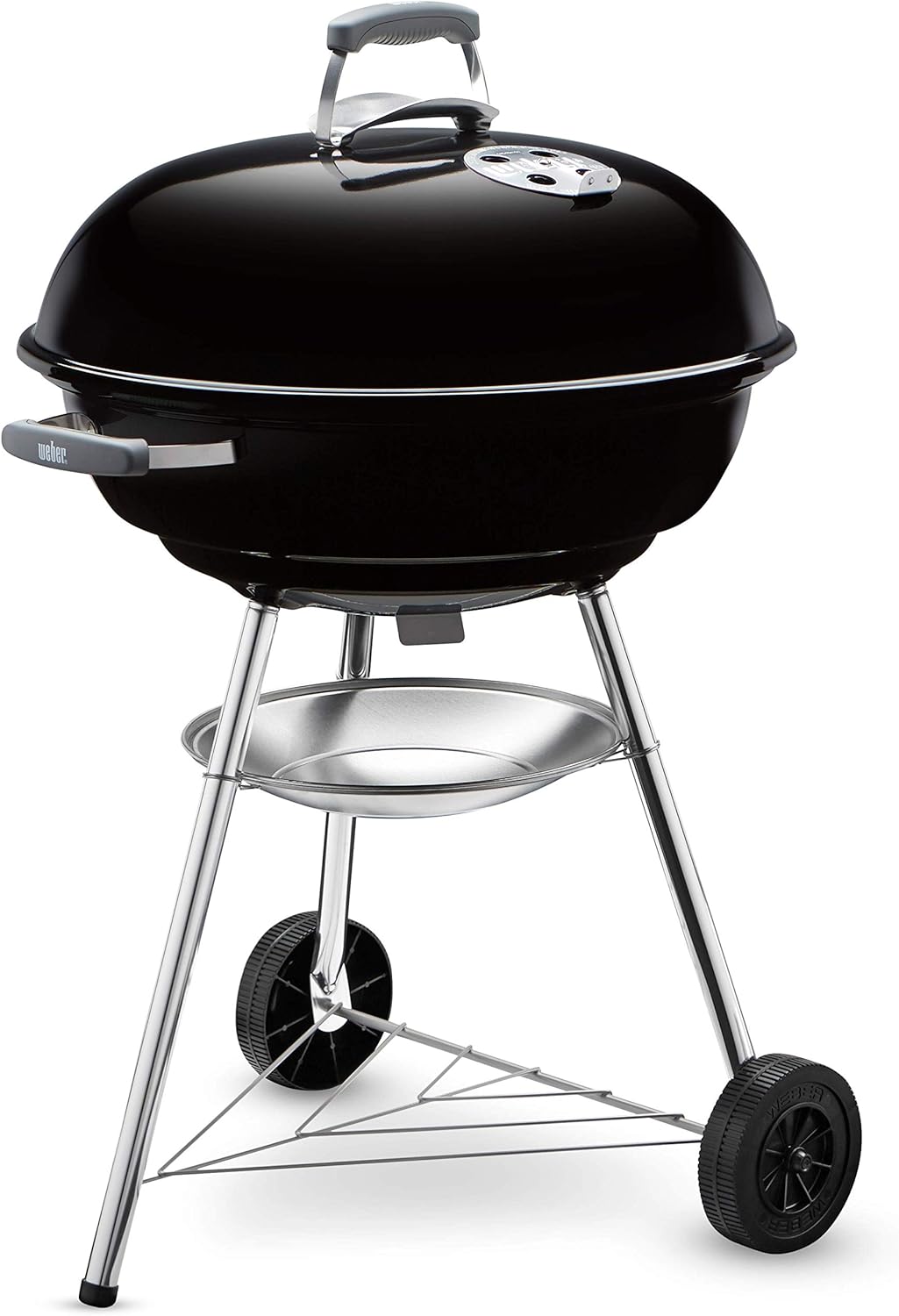 Weber - Compact Kettle - 57 cm - barbecue charbon, acier émaillé, récupérateur cendres