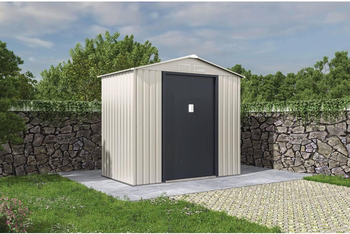 Habitat et Jardin - Nebraska - abri métal 4,07 m² - double porte