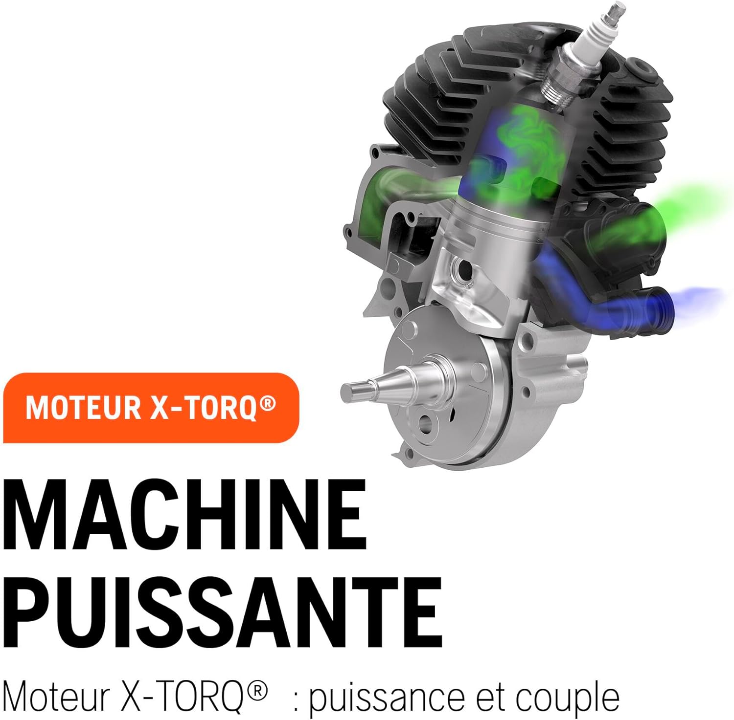Husqvarna - 130 (série X-Torq) - 35 cm - 38 cm³, LowVib®, tronçonneuse thermique