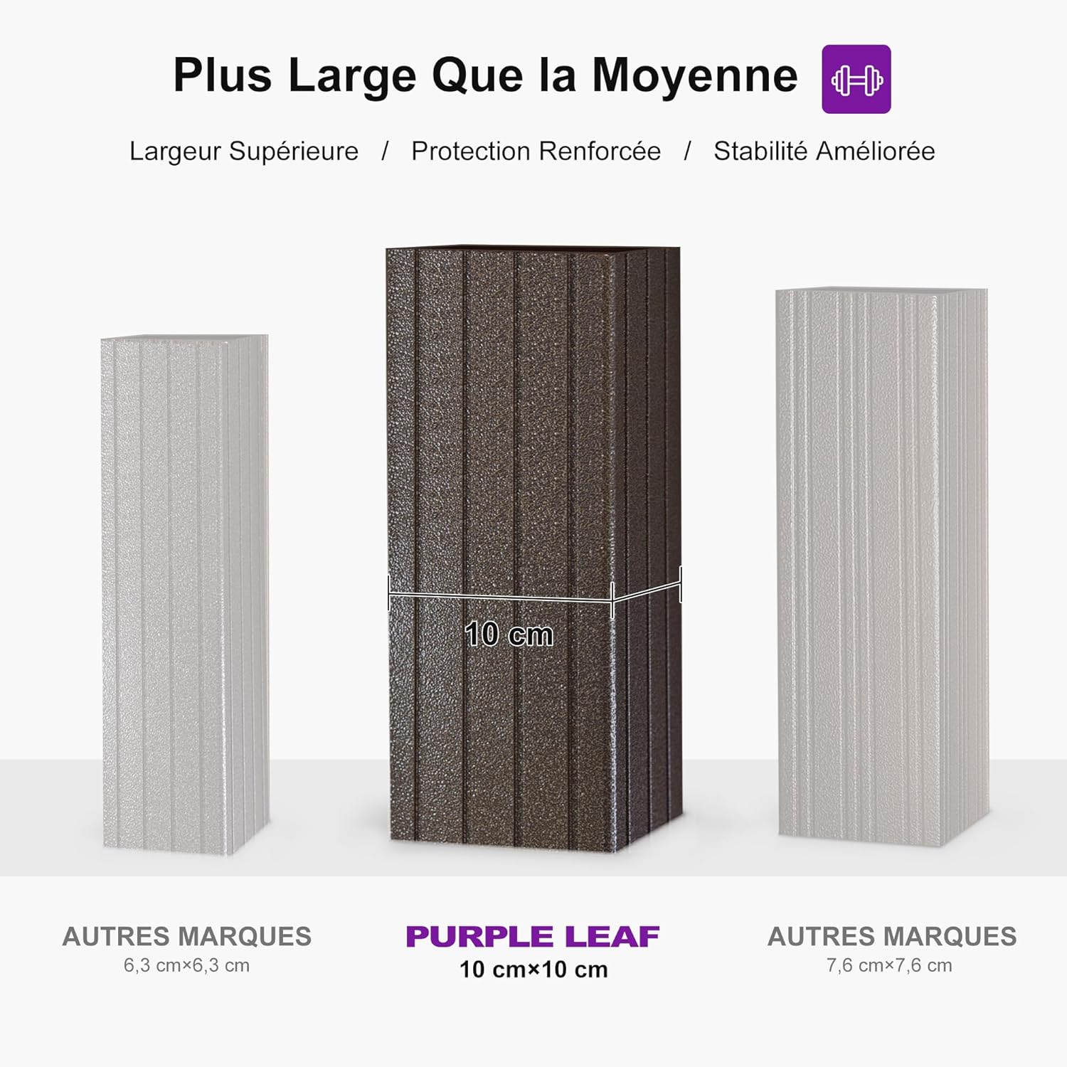 PURPLE LEAF - pergola double toit rigide 6x3,65m, aluminium, guirlande, rideaux
