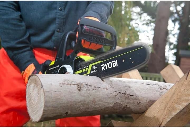 RYOBI - tronçonneuse One+ - 30 cm - moteur brushless, batterie 5Ah, RCS18X3050F