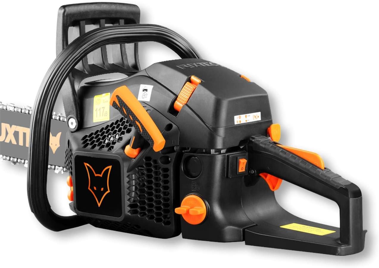 Fuxtec - tronçonneuse thermique 61,5cm³ 2,8kW coupe 45cm FX-KS262