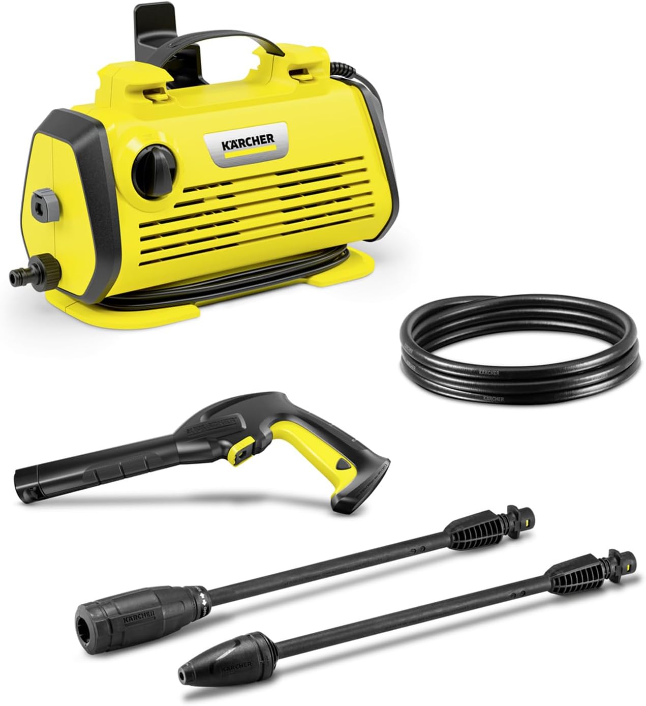 Kärcher - K 3 Horizontal Plus - 3,6kg - 120 bar, 380l/h, filtre, pistolet