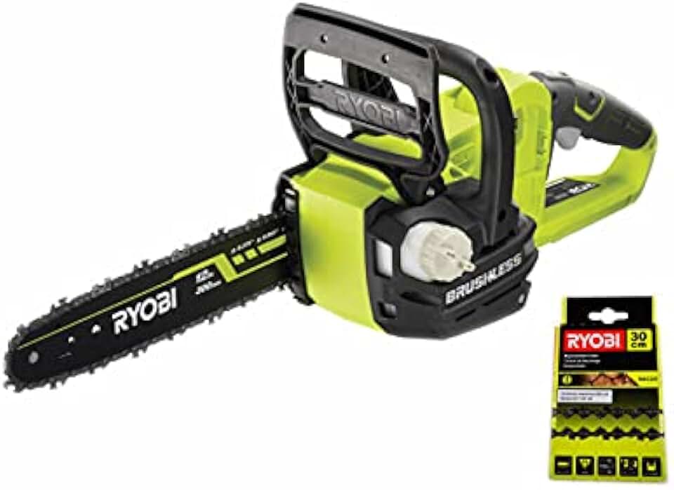 Ryobi - Tronçonneuse One+ 18V - guide 30cm - chaîne rapide RAC227