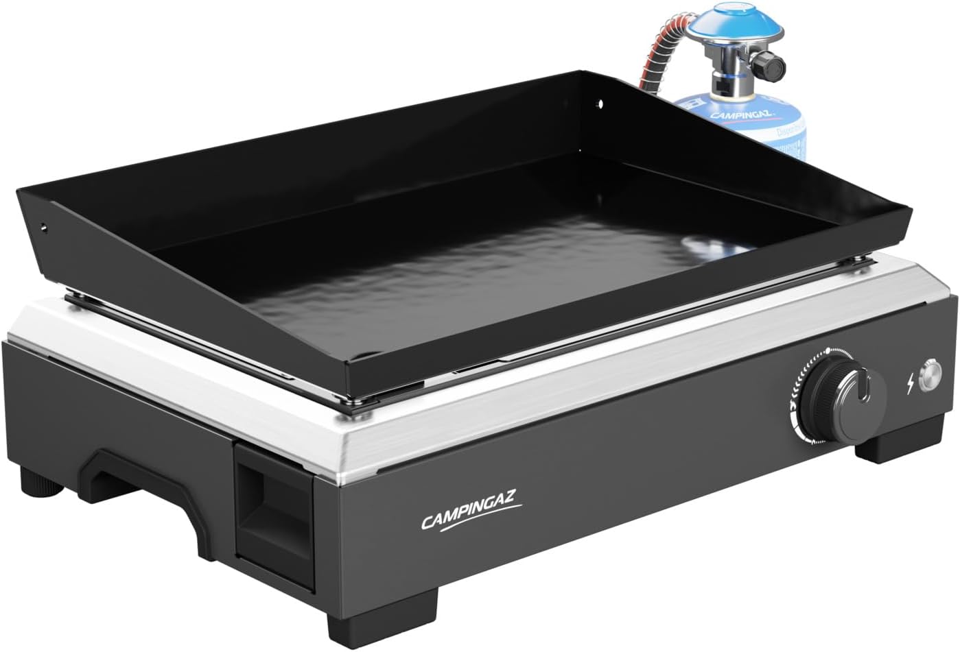 Campingaz - Othello 1 CV - Plancha 2,8kW - plaque acier émaillé, BlueFlame