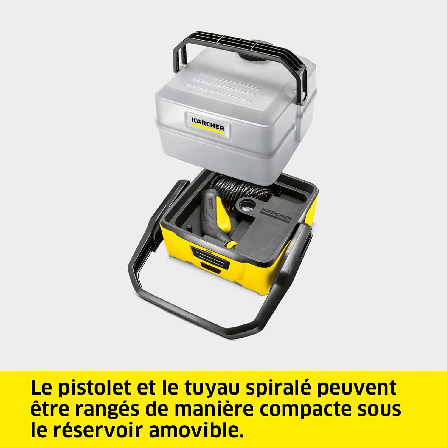 Kärcher - OC 3 Plus - 26x23x28 cm - nettoyeur mobile, 7L, 2.3kg, batterie Li-Ion