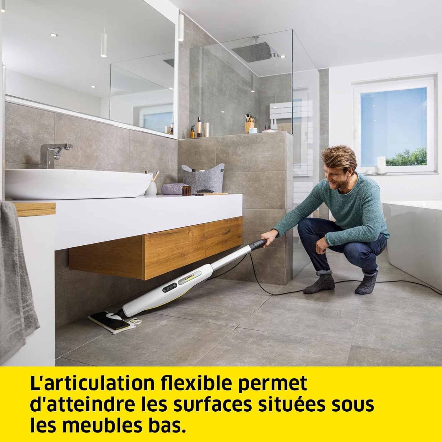 Kärcher - SC 3 Upright EasyFix - 0,5L - 1 600W - 60m² - vapeur rapide