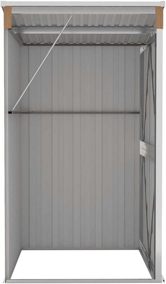 Générique Remise de Jardin Murale Marron 118x100x178 cm Acier galvanisé,Maison & Jardin, Pelouses & Jardins, Vie en extérieur, Structures extérieures, Cabanes & abris de Jardin, Brun (Poids 22.7KG)