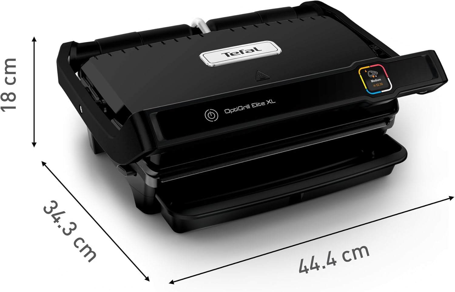 Tefal - Optigrill Elite XL - grande capacité 8 pers. - 16 programmes, fonction marquage, GC760812