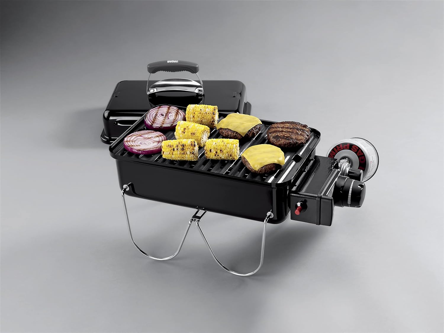 Weber - Go-Anywhere - 42x26cm - barbecue gaz portable pieds repliables