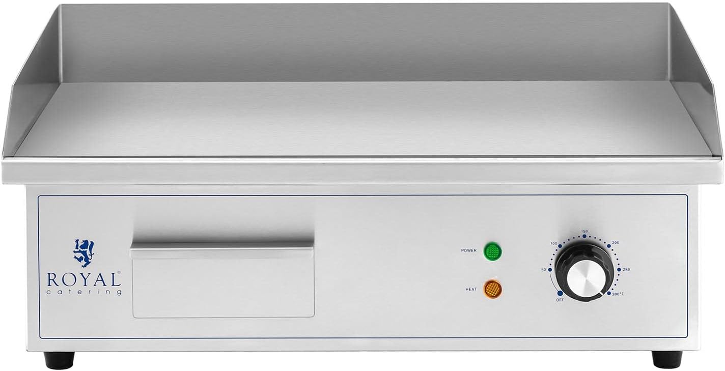 Royal Catering - plancha électrique pro 530x350 mm 3000W RCPG42-S