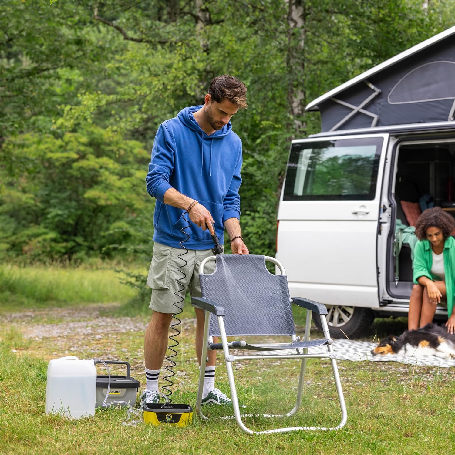Kärcher - OC 4 Adventure - 27x23x39 cm - nettoyeur extérieur mobile, 8L, batterie lithium-ion