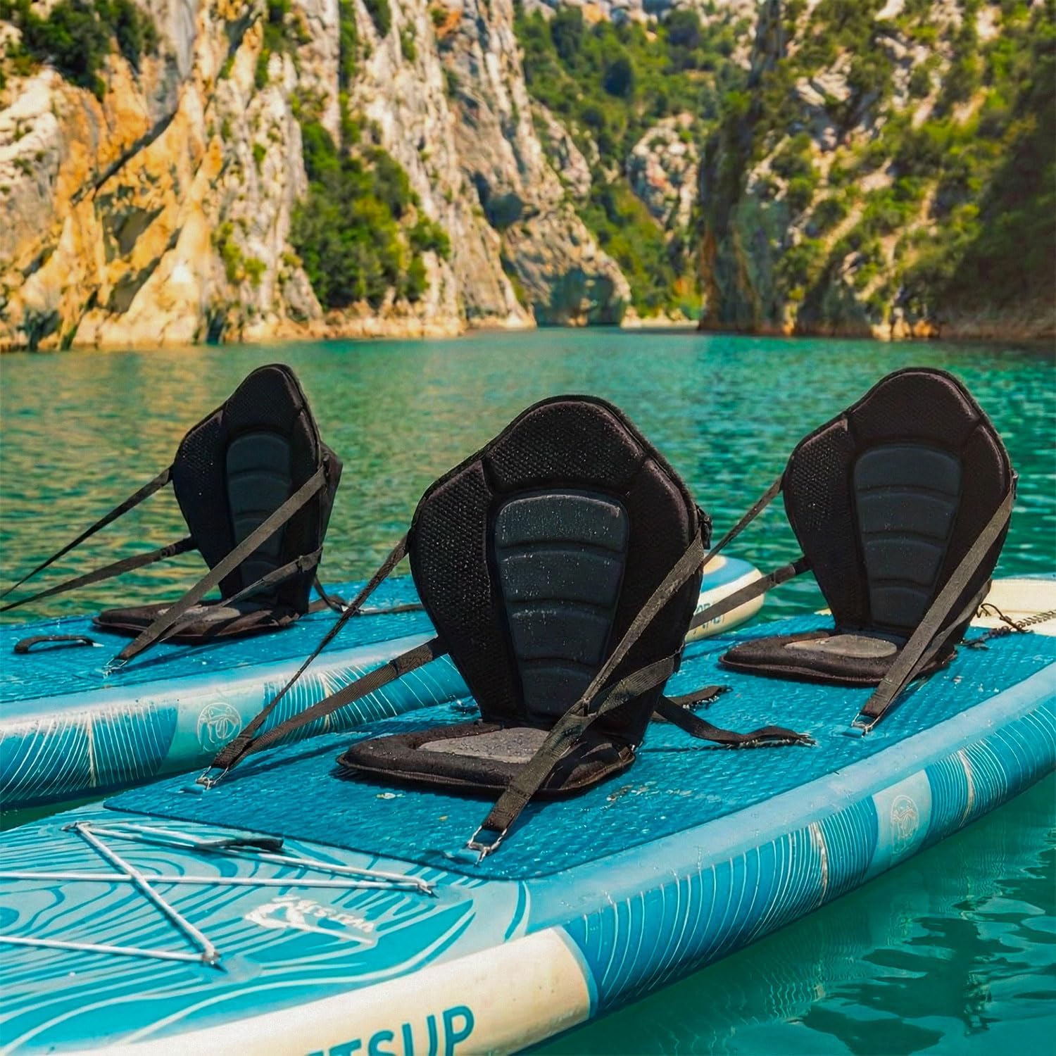 Wattsup - Sup Stand Up Paddle Gonflable - Gamme Essentials - Dropstitch - Pack Complet : Pagaie 2in1 Leash Pompe Sac de Transport