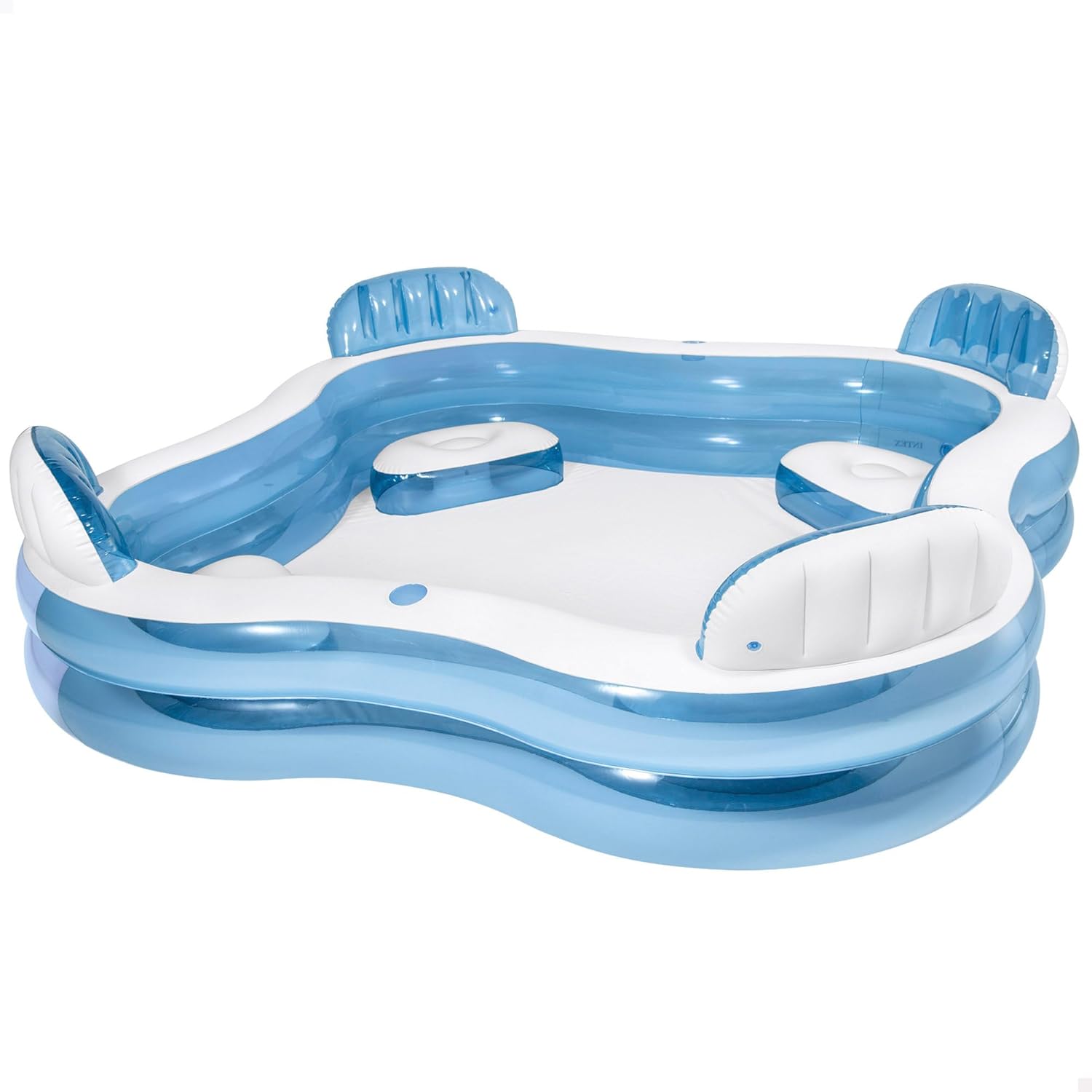 Intex - piscine familiale avec sièges - 229x229x66 cm - 4 places confortables