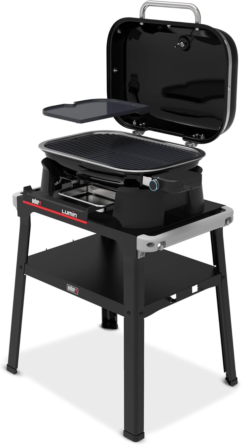 Weber - Lumin série - 33x49 cm - barbecue électrique, fonte, thermomètre - 92010879