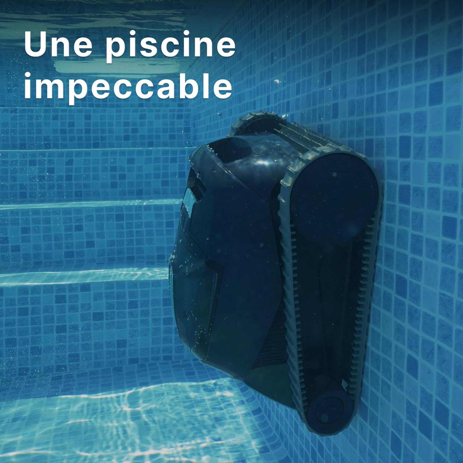 Dolphin Liberty 100 Aspirateur Piscine sans Fil, Robot Piscine Fond et Parois, Système de Filtration Fine, 120Min d'Autonomie, pour Piscines Enterrées & Hors Sol Jusqu’à 10 m