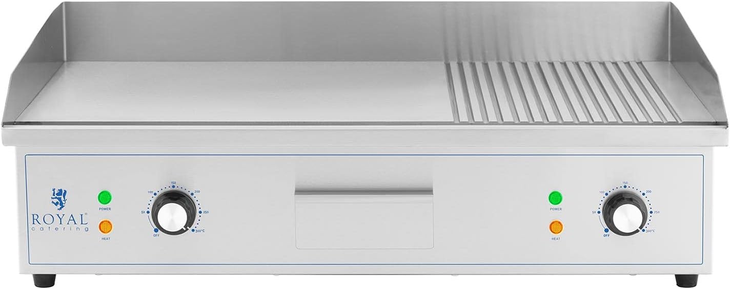 Royal Catering - Plancha professionnelle 727x420 mm fer 4400 W RCPG51-M