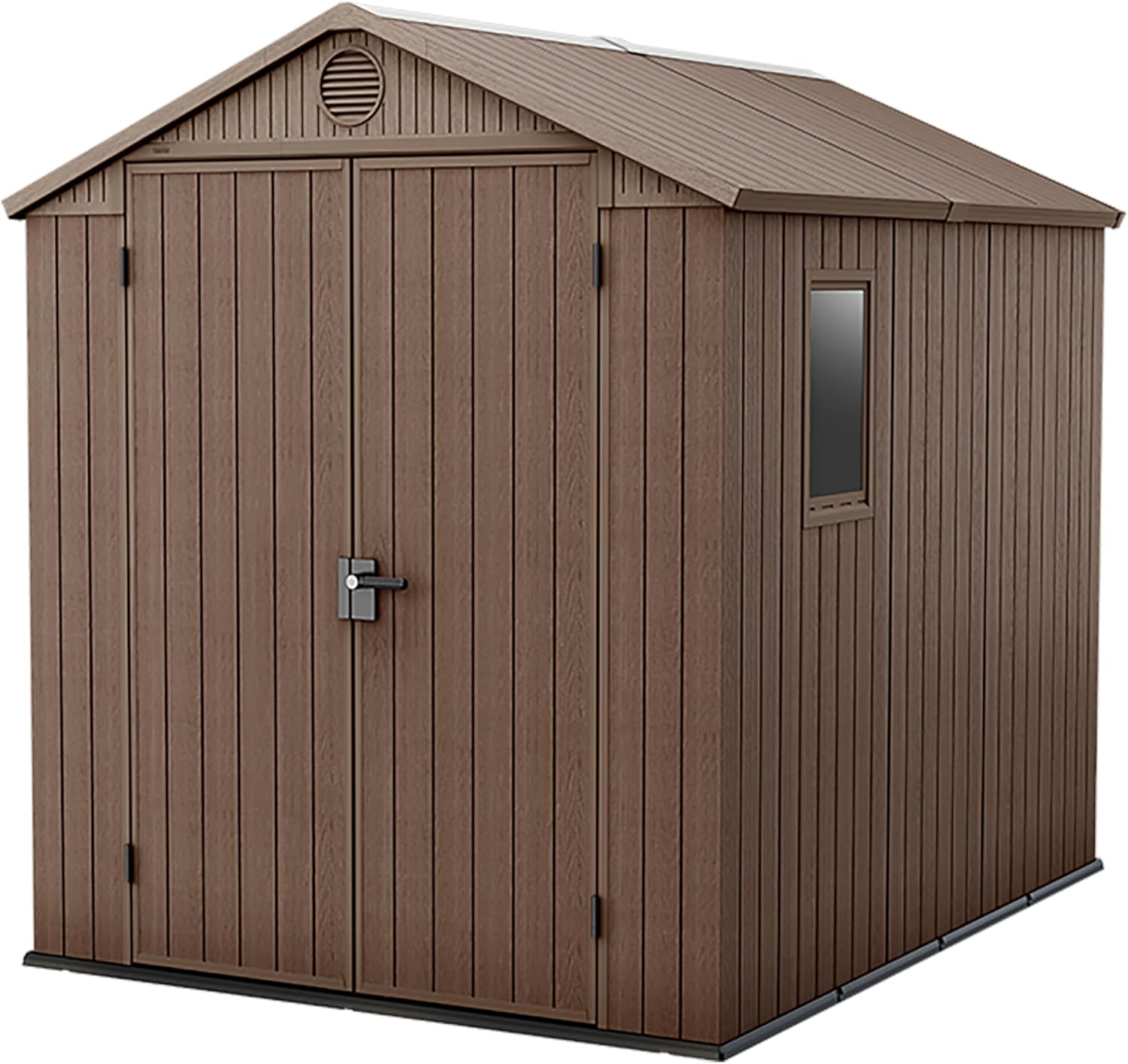 Keter - Darwin 68 - 4,5m² - abri de jardin résine marron